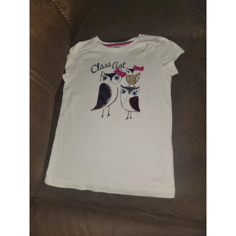 Gymboree charm class owl top class act and pants‎ size 8